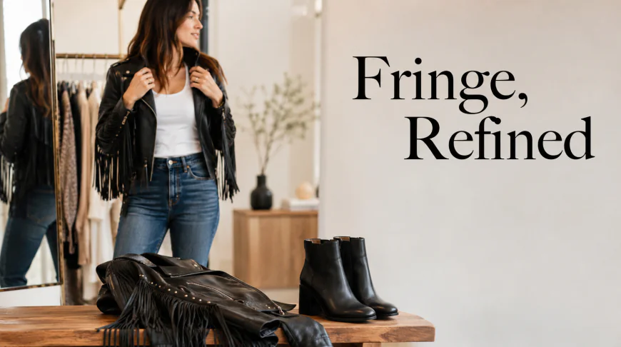Black Fringe Jacket: How to Wear It Without Veering Into Halloween Territory