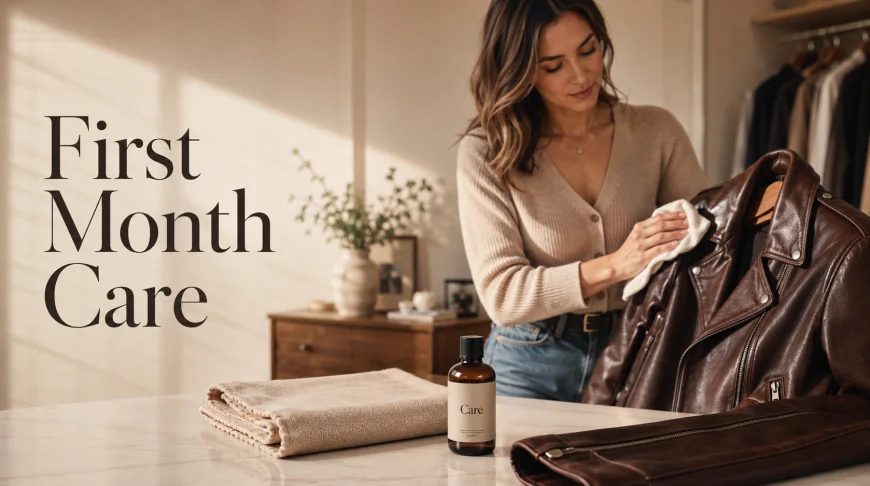 Caring for Your New Leather Jacket Women’s Style: What to Do in the First Month
