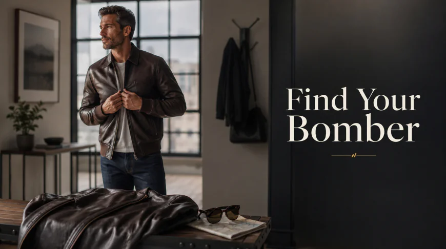 How to Choose a Leather Bomber Jacket Mens Style That Actually Fits Your Life