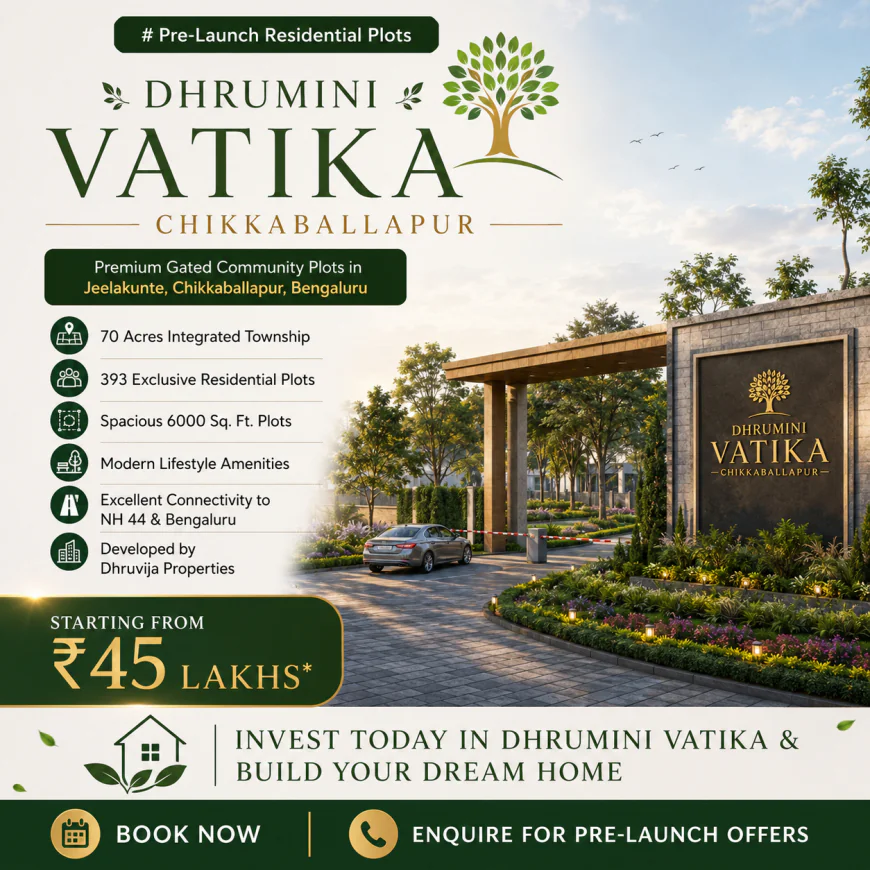 Dhrumini Vatika – Premium Land Investment Opportunity in Chikkaballapur