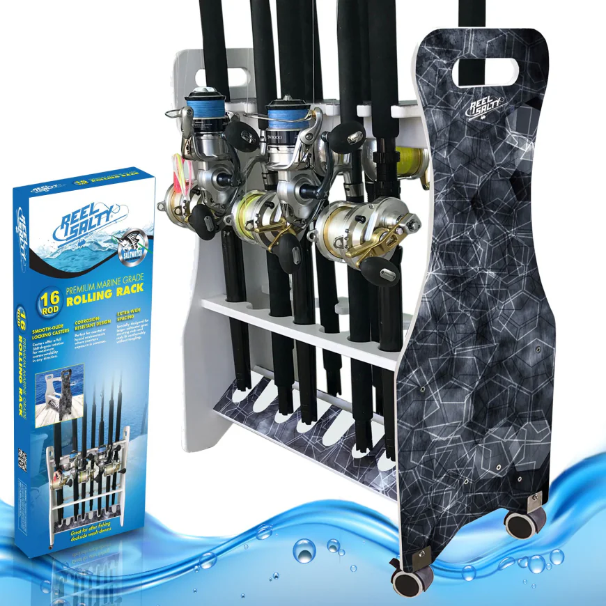 Mobile Tackle Consolidation: Inside the Heavy-Duty Double-Sided Rolling Fishing Rod Rack