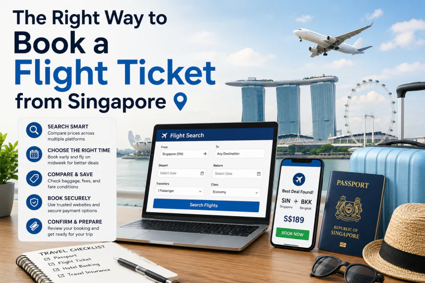 The Right Way to Book a Flight Ticket from Singapore