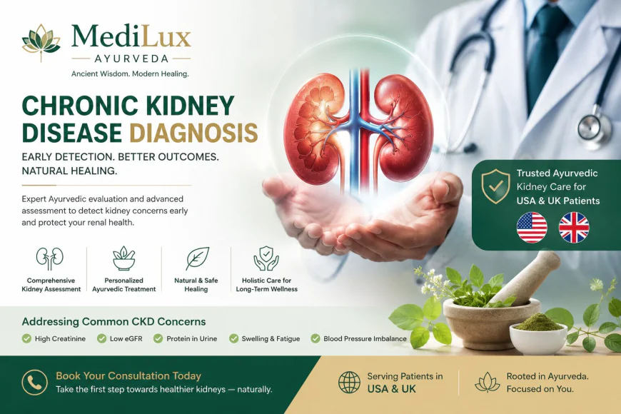 Chronic Kidney Disease Diagnosis & Natural Treatment | MediLux Ayurveda USA & UK