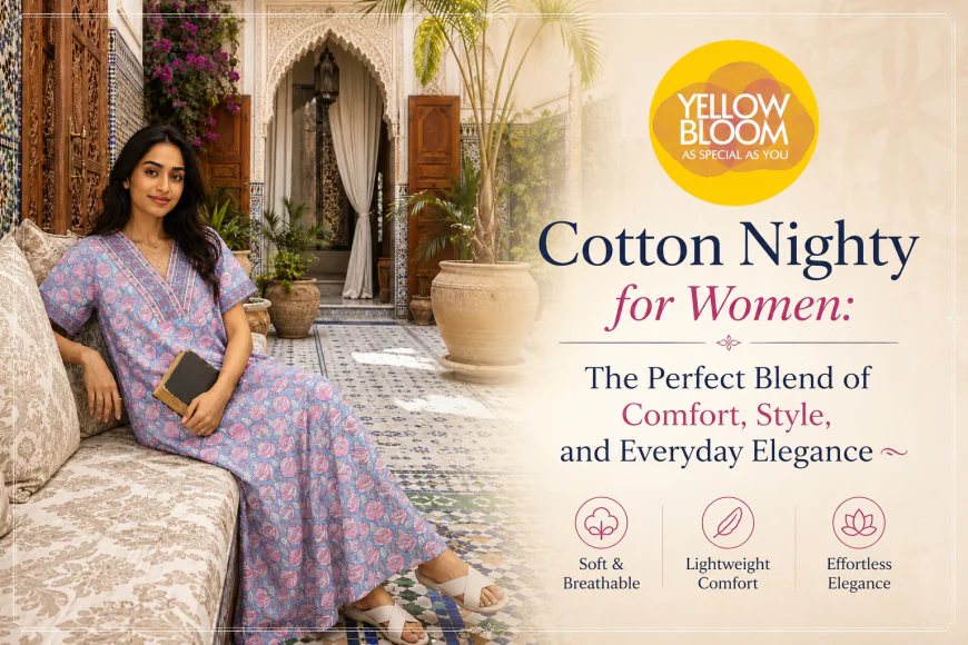 Cotton Nighty for Women: The Perfect Blend of Comfort, Style, and Everyday Eleganceā