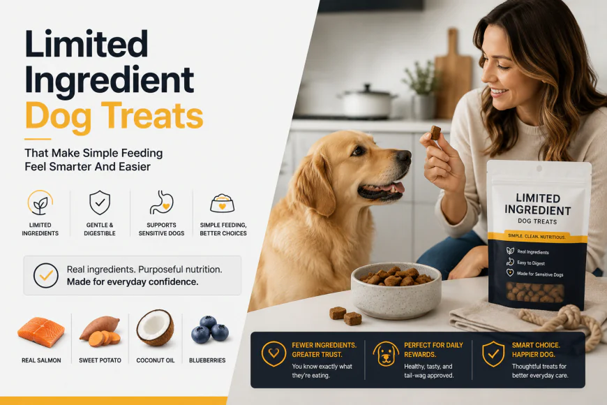 Limited Ingredient Dog Treats For Rescue Dogs Adjusting To New Homes