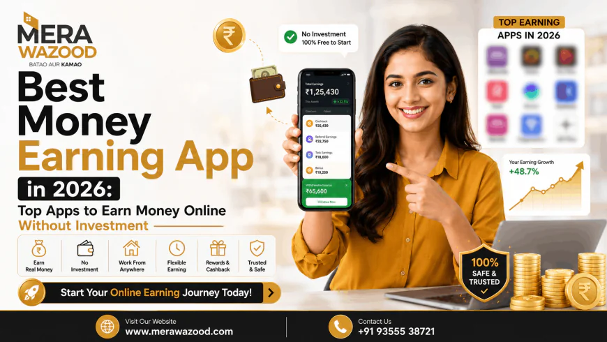 Best Money Earning App in 2026: Top Apps to Earn Money Online Without Investment