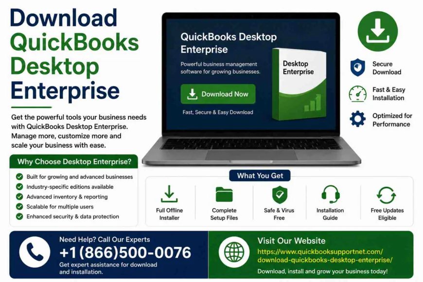 How to Download QuickBooks Desktop Enterprise Safely and Install It (Step-by-Step Guide 2026)