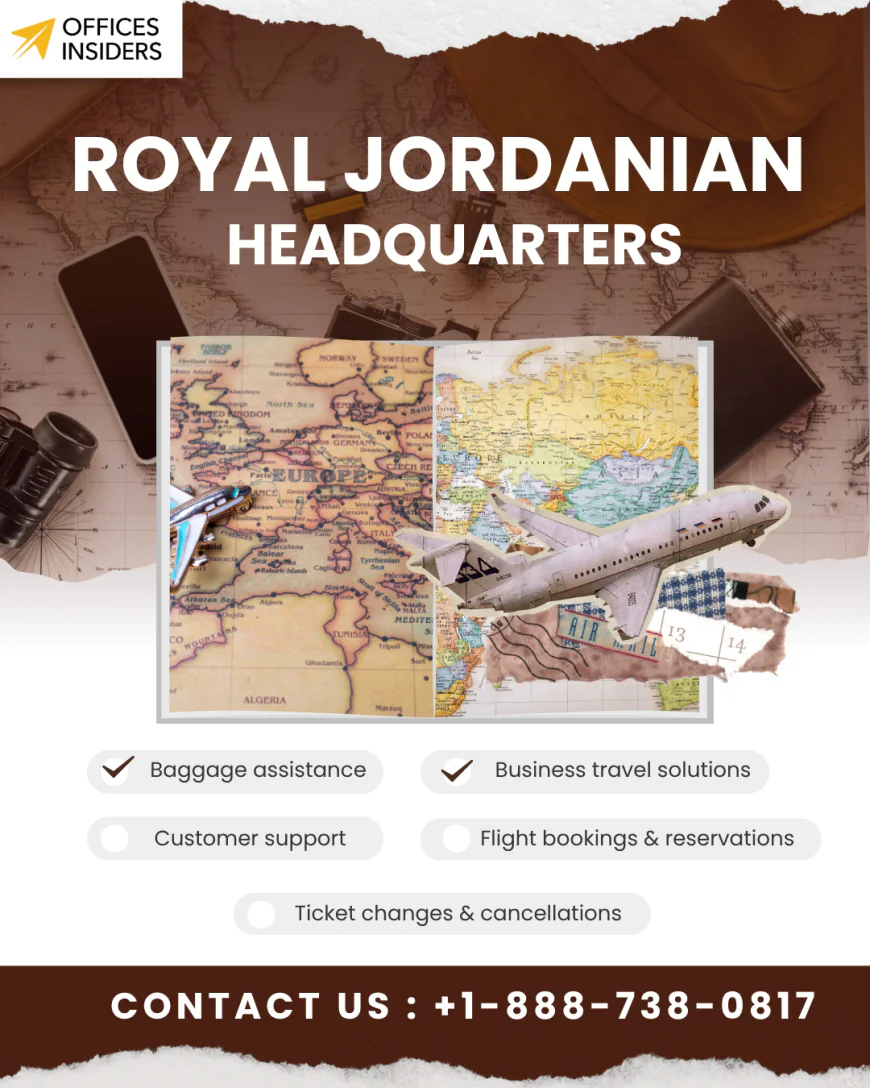 Royal Jordanian Headquarters +1-888-738-0817