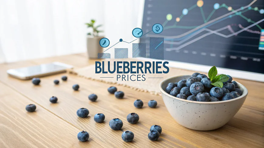 Blueberries Price Trend Analysis with Quarterly Price Index and Forecast Prices