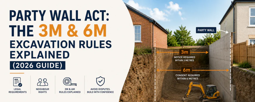 Section 6 Party Wall Notices: Understanding Excavation Rules for Extensions and Basements