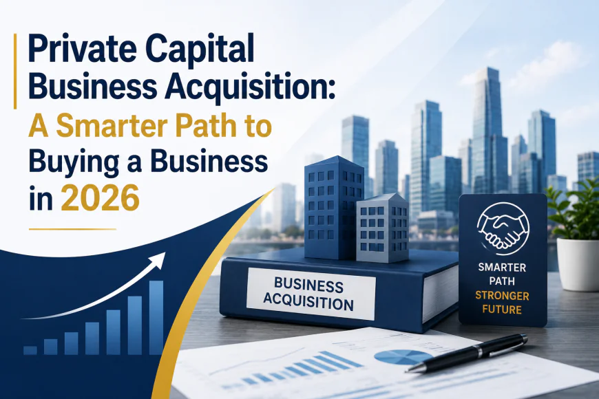 Private Capital Business Acquisition: A Smarter Path to Buying a Business in 2026