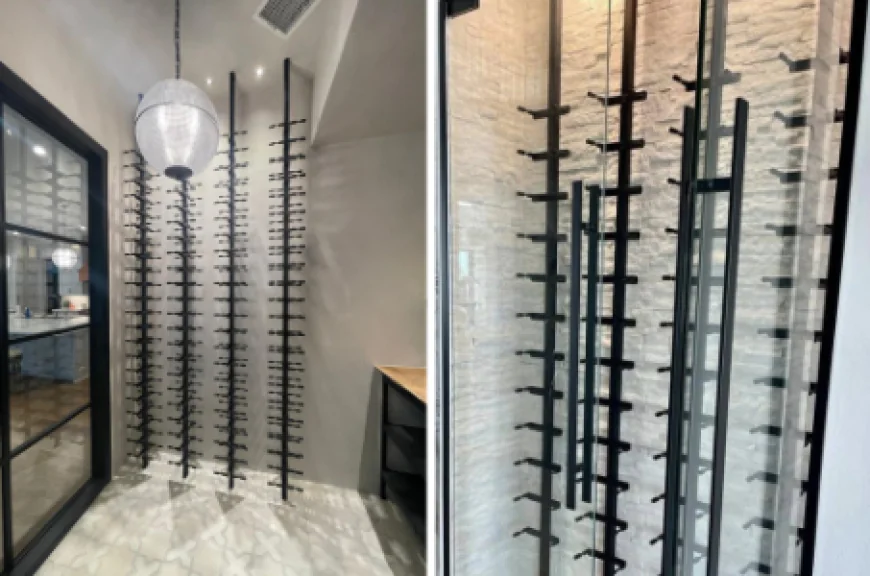 How I Transformed a Blank Apartment Wall into a Luxury Wine Feature?