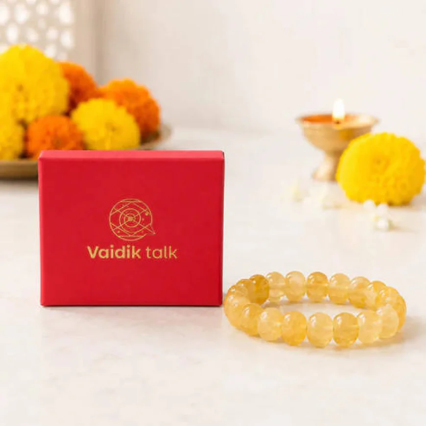 Authentic Yellow Citrine Unisex Bracelet – Shop Online Today