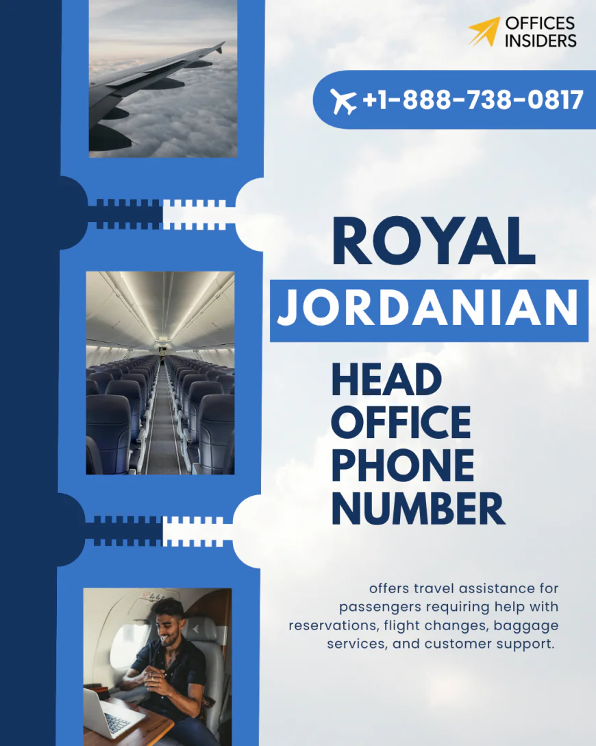 Royal Jordanian Head Office Phone number +1-888-738-0817