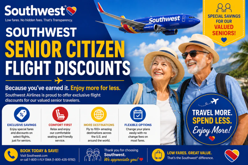Southwest Senior Citizen Flight Discounts Instruction step by-step