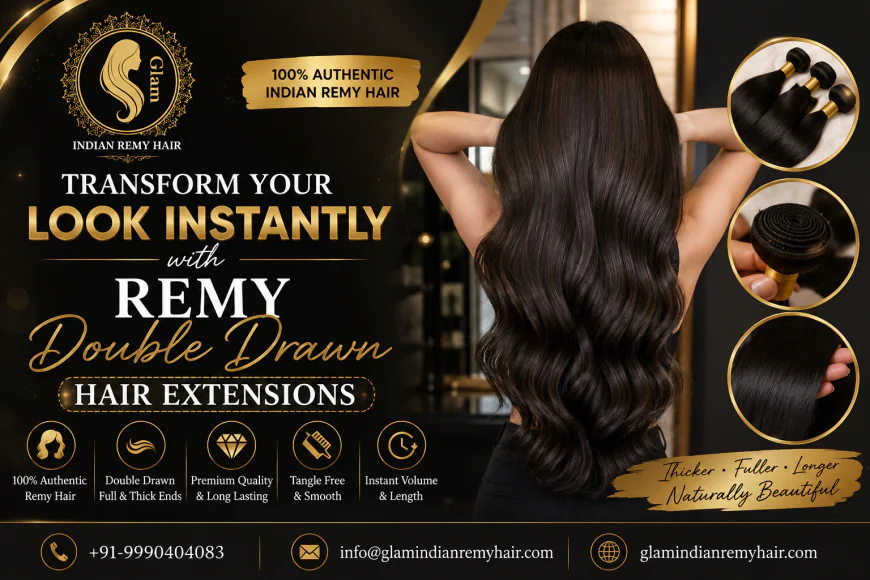 Transform Your Look Instantly with Remy Double Drawn Hair Extensions
