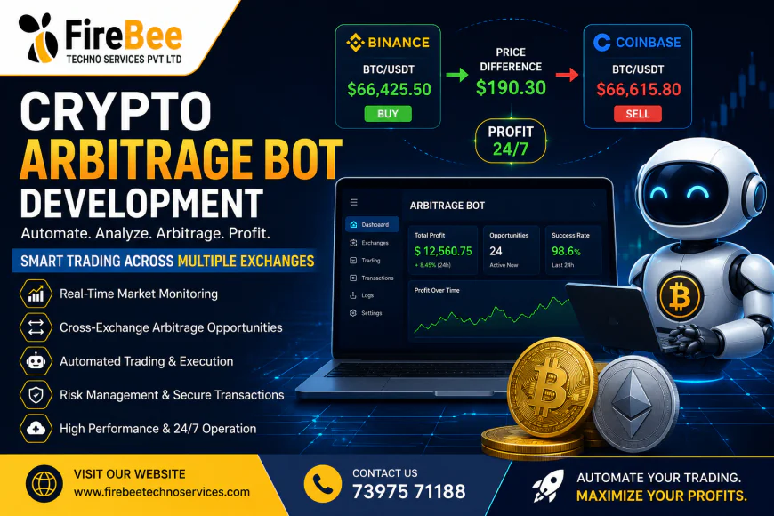Crypto Arbitrage Bot Development: Automating Cross-Exchange Trading Opportunities
