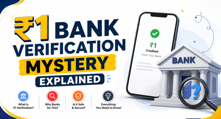 The ₹1 Bank Verification Mystery Explained: Why Apps Debit ₹1 and Refund It