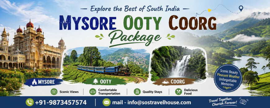 Mysore Ooty Coorg Tour Package for Couples and Honeymoon Travelers