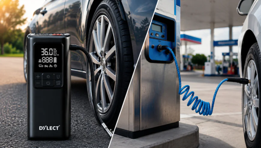 Tyre Inflator vs Air Pump at Petrol Pump — Which Is Better?