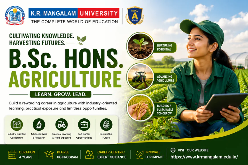 B.Sc. Hons. Agriculture Course: Eligibility, Scope, Career Opportunities & Admissions