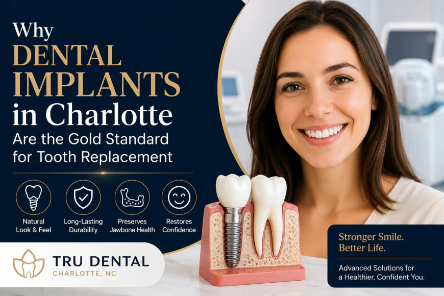 Why Dental Implants in Charlotte Are the Gold Standard for Tooth Replacement