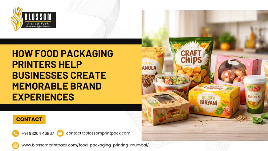 How Food Packaging Printers Help Businesses Create Memorable Brand Experiences