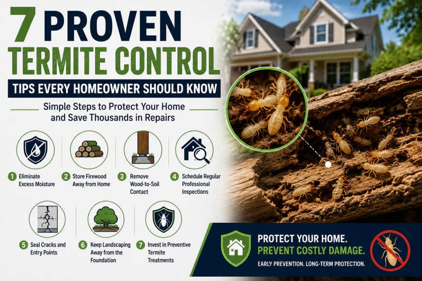 7 Proven Termite Control Tips Every Homeowner Should Know