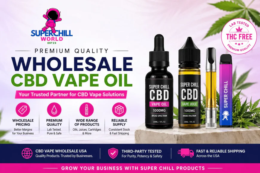 Why Retailers Are Choosing Super Chill World for Wholesale CBD Vape Oil