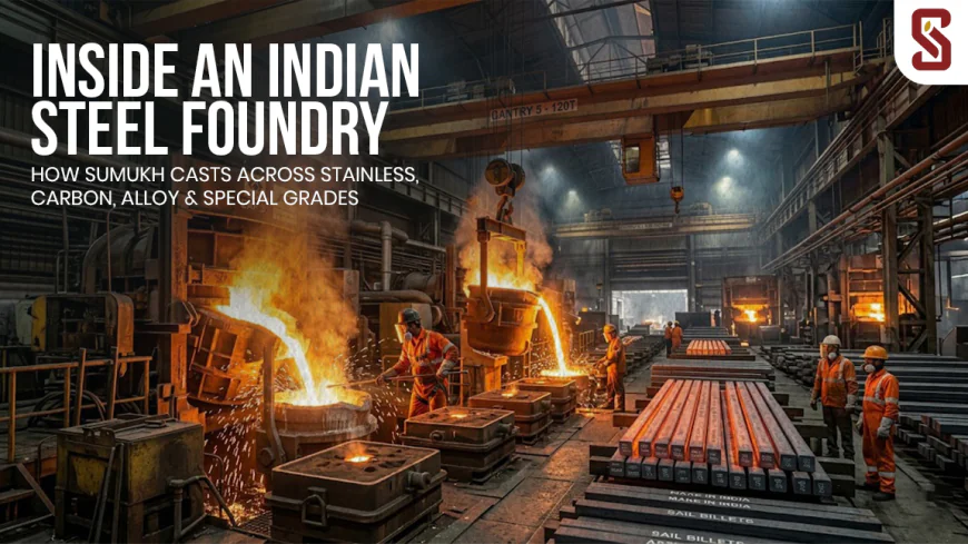 Inside an Indian Steel Foundry: How Sumukh Casts Across Stainless, Carbon, Alloy and Special Grades