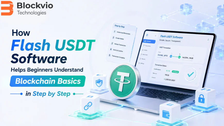 How Flash USDT Software Helps Beginners Understand Blockchain Basics in Step by Step