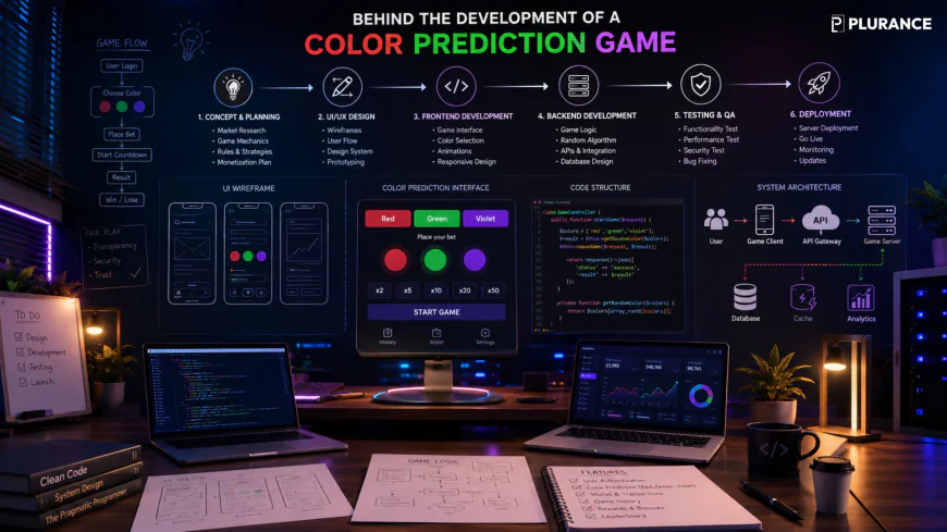 What Happens Behind the Development of a Color Prediction Game?