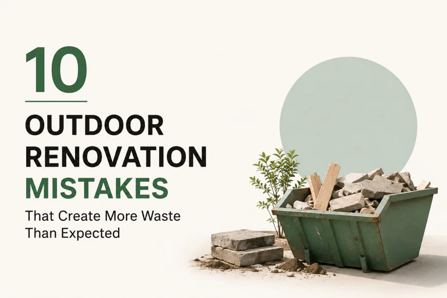 10 Outdoor Renovation Mistakes That Create More Waste Than Expected