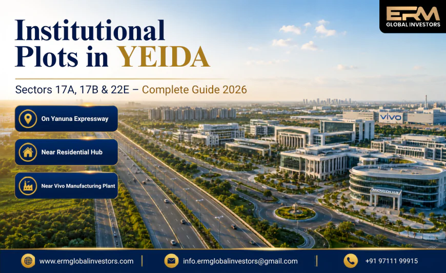 Institutional Plots in YEIDA: Sectors 17A, 17B & 22E — Complete Guide 2026