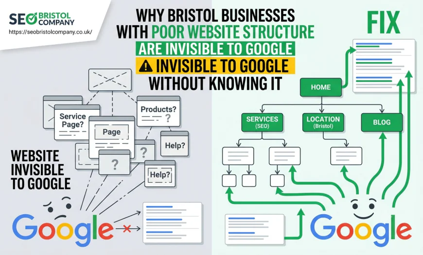 Why Bristol Businesses With Poor Website Structure Are Invisible to Google Without Knowing It 