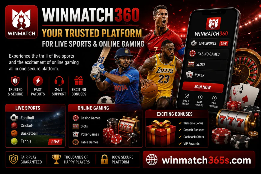 Winmatch360 – Your Trusted Platform for Live Sports & Online Gaming