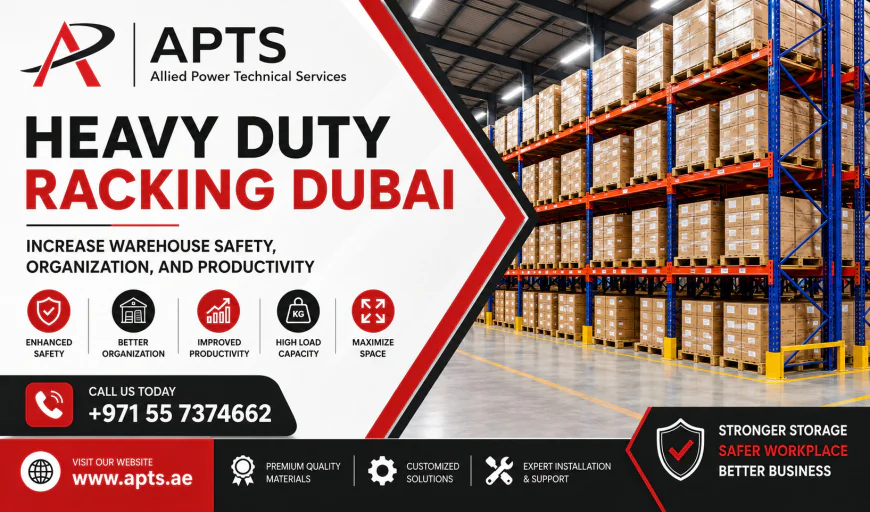 Heavy Duty Racking Dubai: Increase Warehouse Safety, Organization, and Productivity