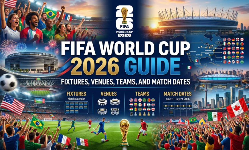 FIFA World Cup 2026 Guide: Fixtures, Venues, Teams, and Match Dates