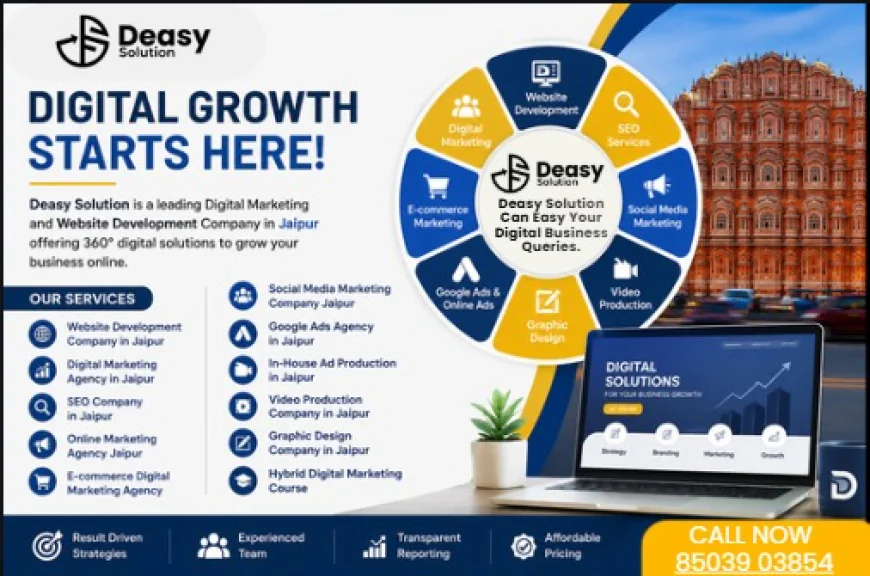 Why Businesses Need a Social Media Marketing Company, Google Ads Agency, and In-House Ad Production in Jaipur