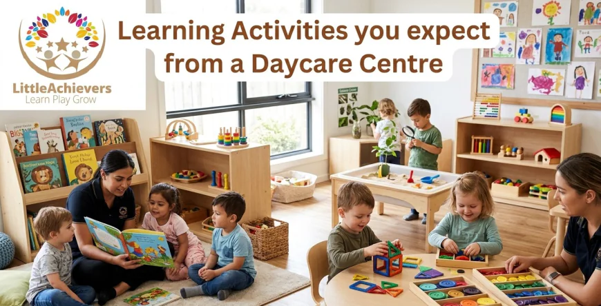 Learning Activities you expect from a Daycare Centre
