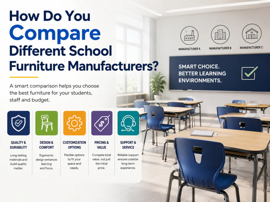 How Do You Compare Different School Furniture Manufacturers?