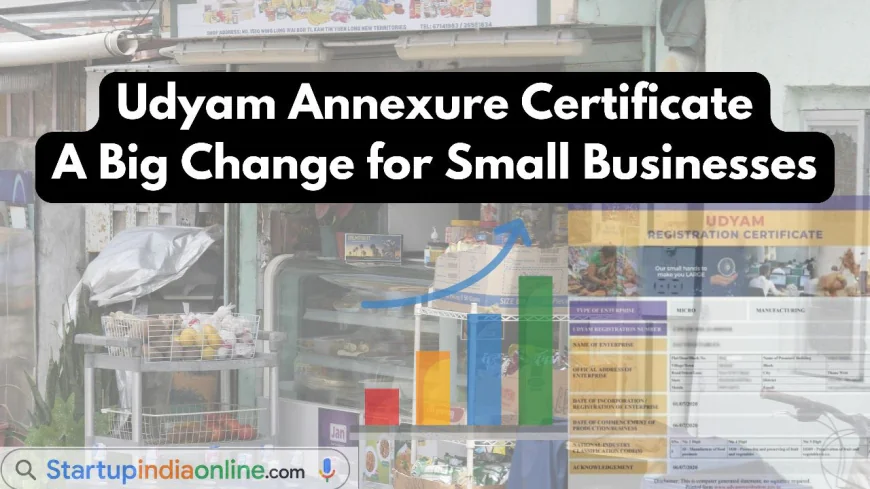 Udyam Annexure Certificate: A Big Change for Small Businesses