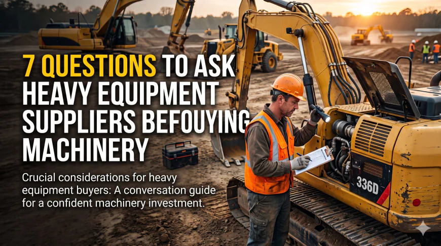 7 Questions to Ask Heavy Equipment Suppliers Before Buying Machinery