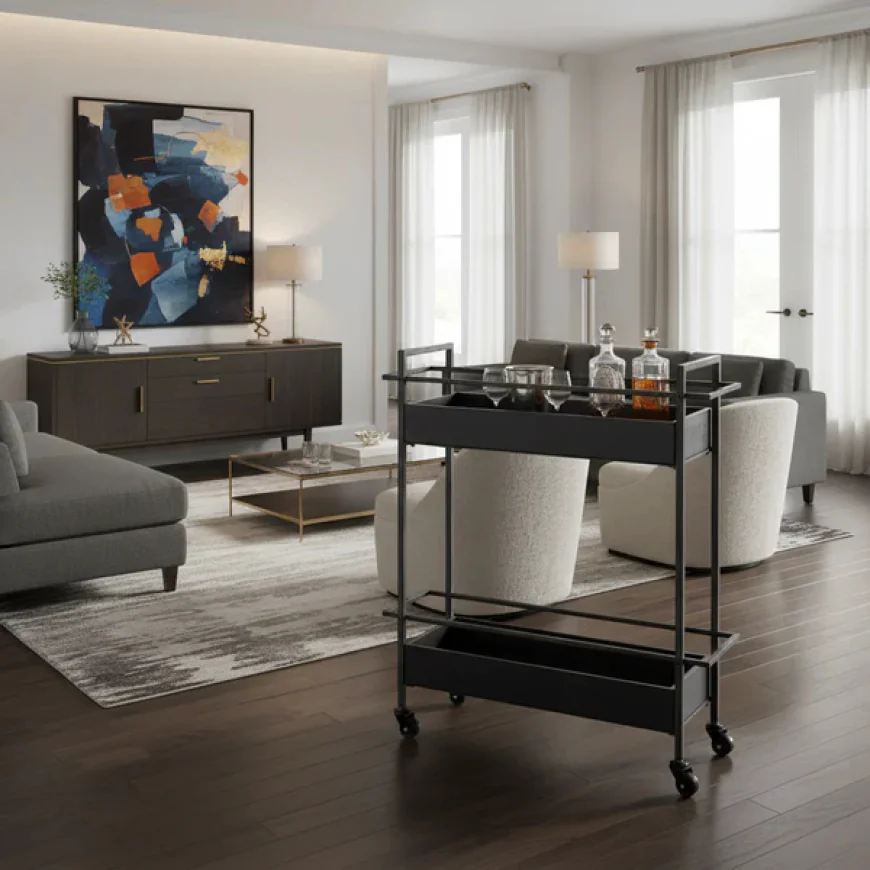 A Complete Bar Cart Guide for Stylish Home Entertaining