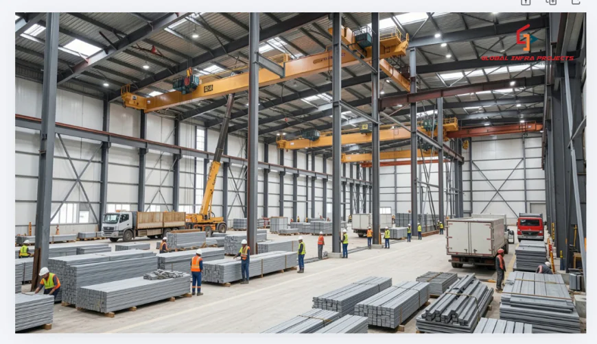 Warehouse Construction in Coimbatore: Building Efficient Storage Solutions with Global Infra Projects