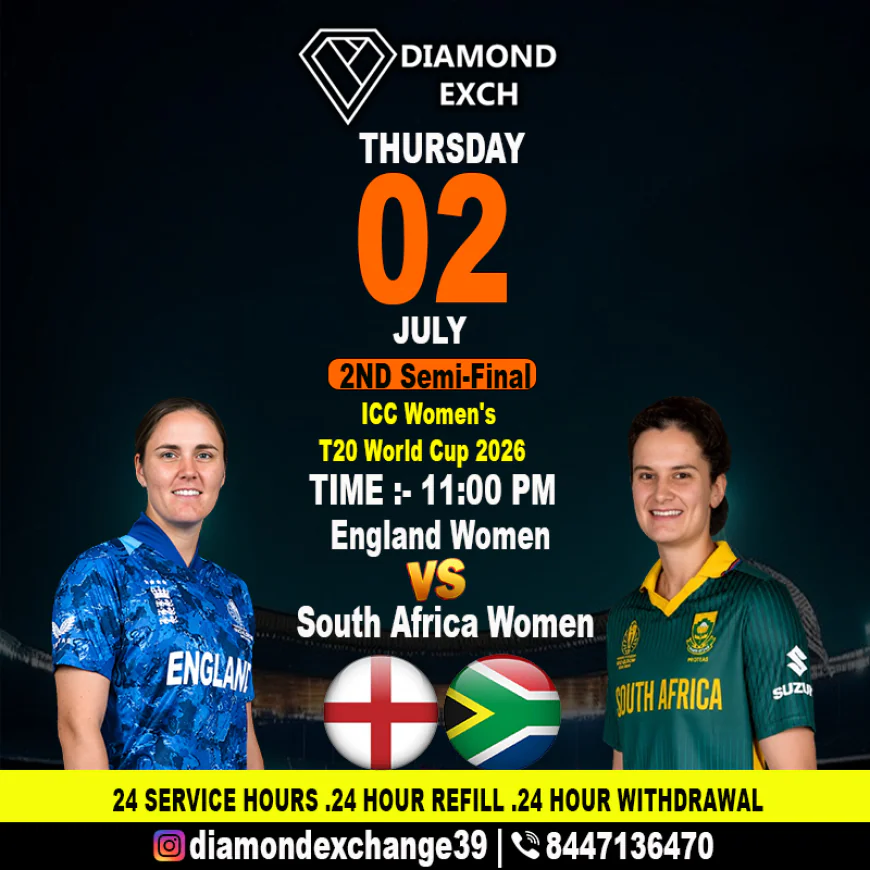 Don’t Miss Out! Watch England Women Take on South Africa Women at the ICC T20 World Cup 2026 Semi-Final This July :Diamondexch ID