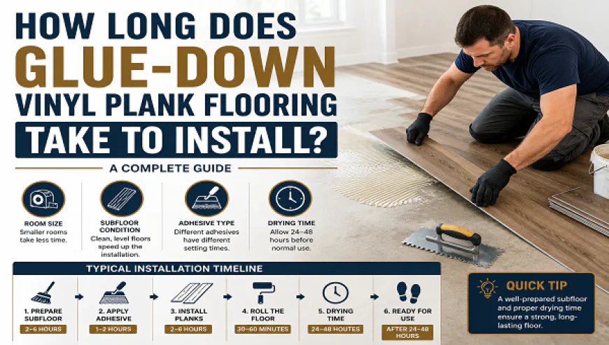 How Long Does Glue Down Vinyl Plank Flooring Take to Install?
