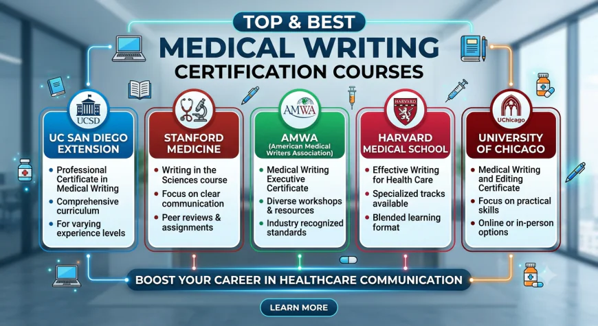 Best Medical Writing Certification Courses to Build Your Career in 2026