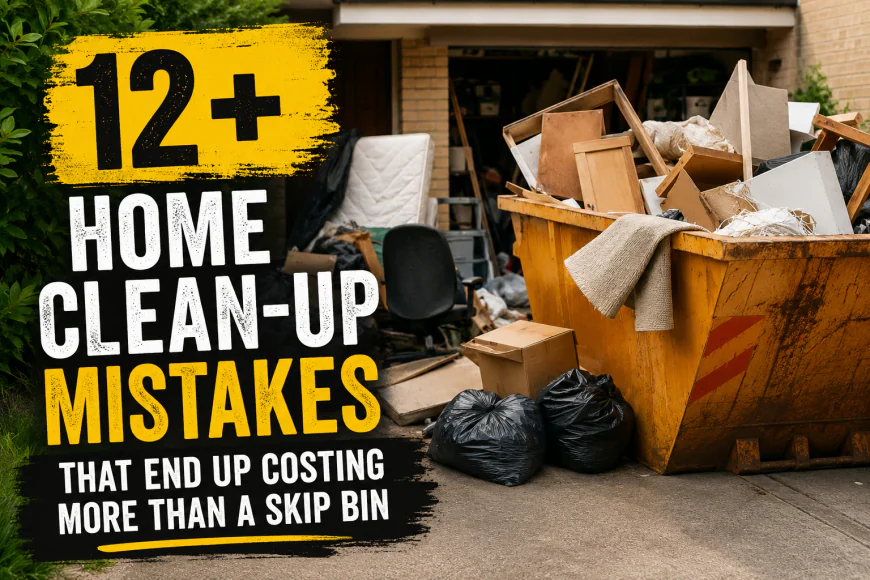12+ Home Clean-Up Mistakes That End Up Costing More Than a Skip Bin