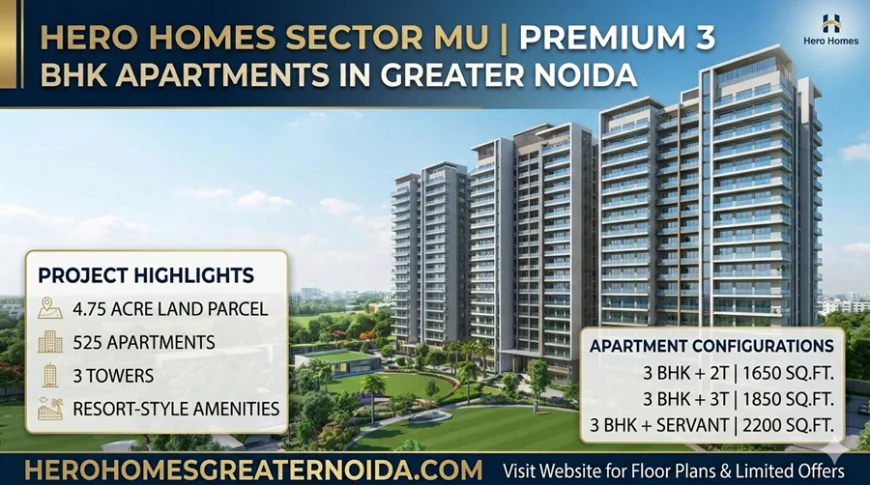 Hero Homes Sector MU: A Premium Residential Address for Modern Families in Greater Noida